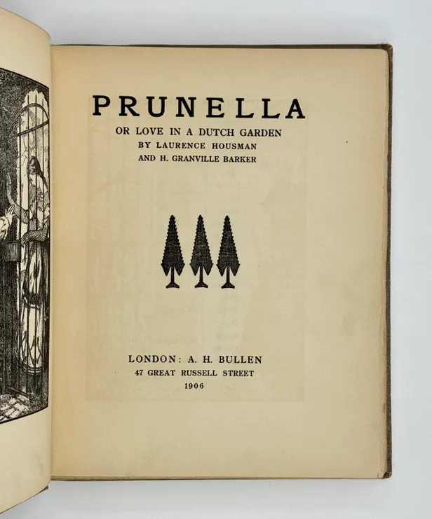 Prunella; Or, Love in a Dutch Garden.