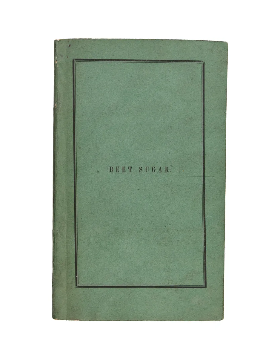 The Culture of the Beet, and Manufacture of Beet Sugar.