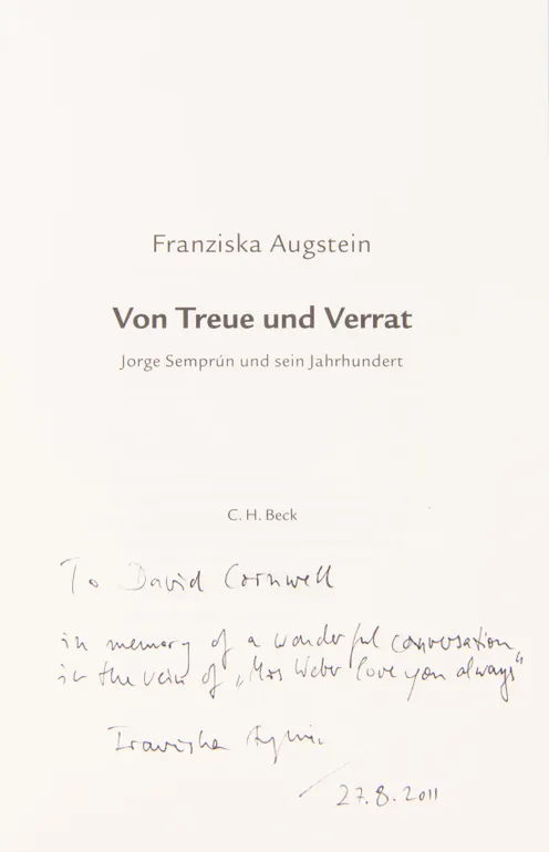 Von Treue und Verrat. Jorge Semprún und sein Jahrhundert.