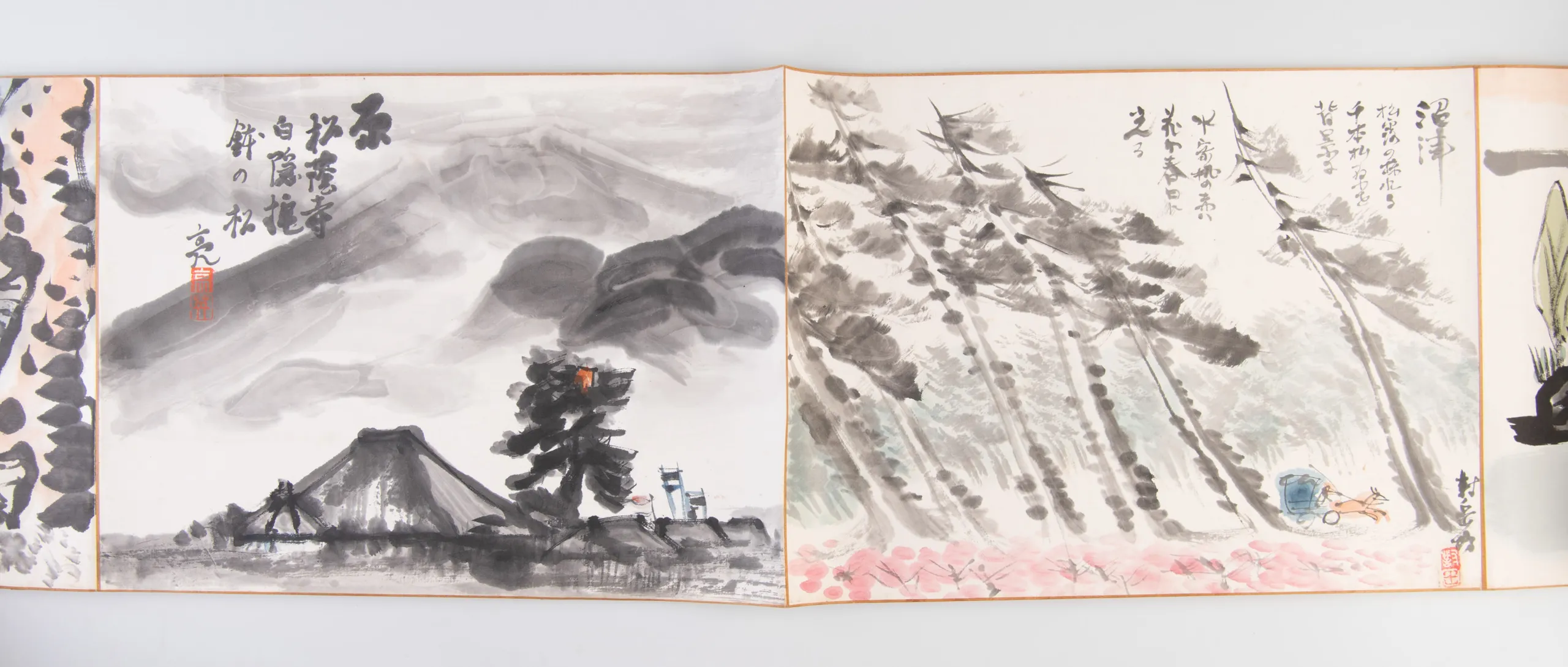 Tokaido gojusantsugi manga emaki [A Manga scroll of the 53 stations of the Tokaido].