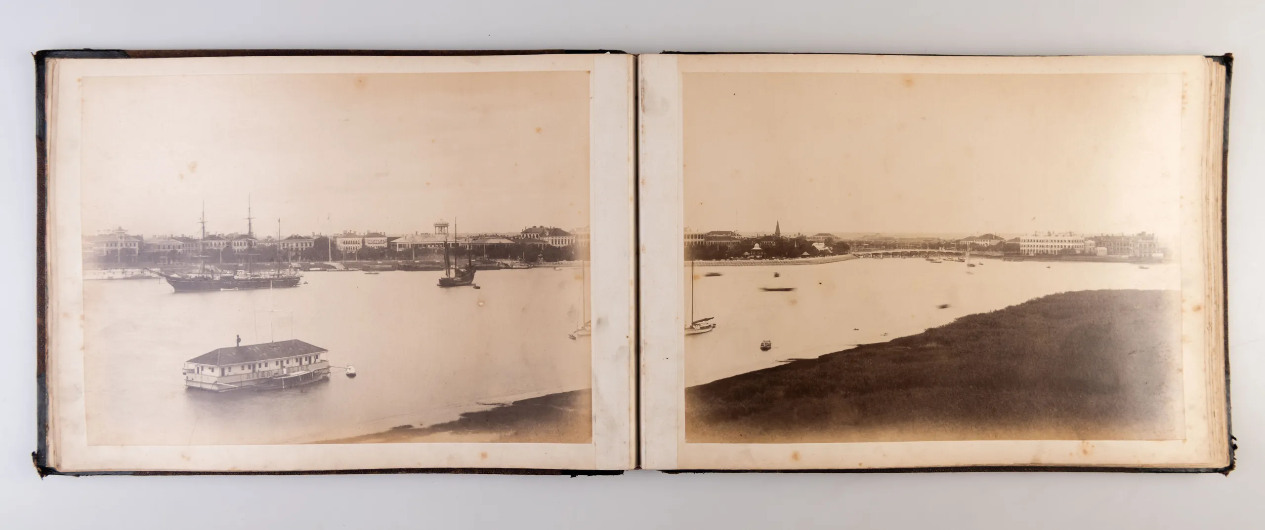 An album of 24 photographs of Shanghai and Peking.