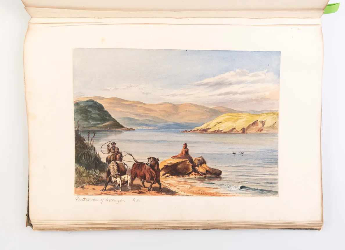[Topographical watercolour album, including New Zealand, the West Indies and Brazil.]