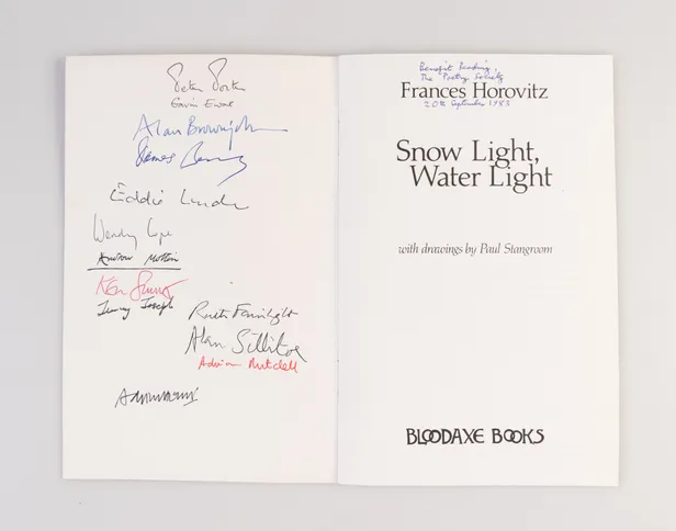 Snow Light, Water Light.