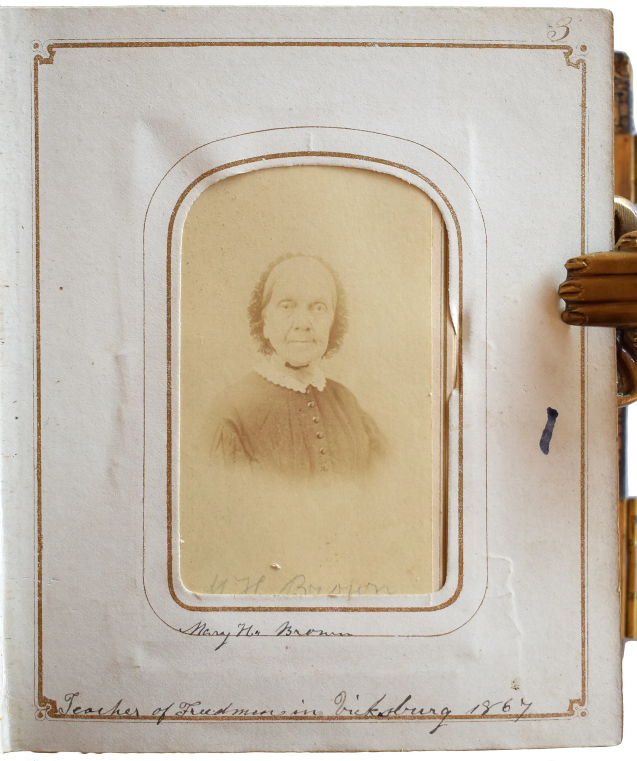 [Album containing Carte de Visites of Freed People's School Teachers and Missionaries in Mississippi.]