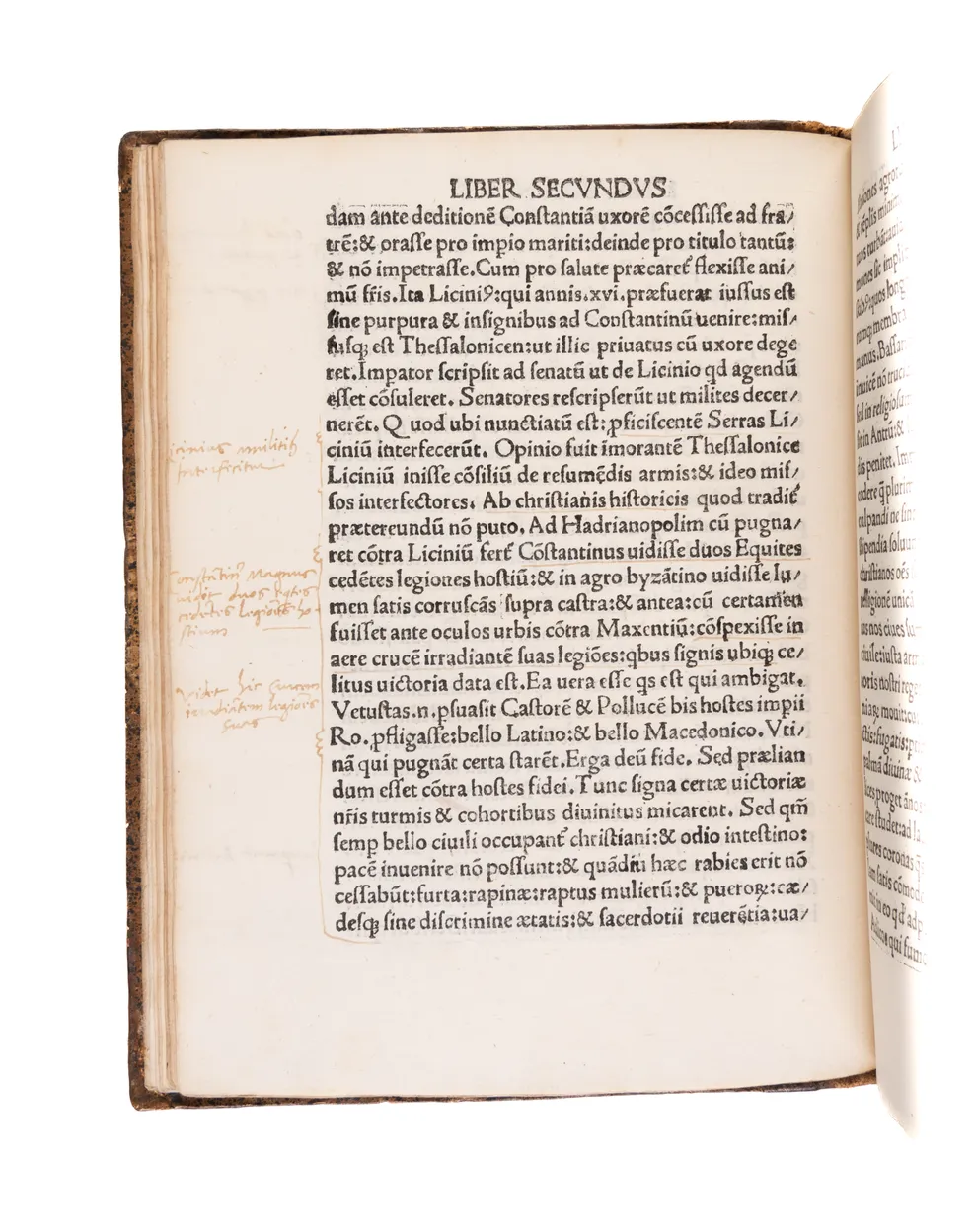 Romanae Historiae compendium an interitu Gordani iunioris usque ad Iustinum III.
 
Venice, Bernardinus Venetus de Vitalibus, 23 Apr.