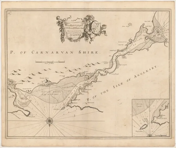 [Untitled Chart of the Menai Strait]