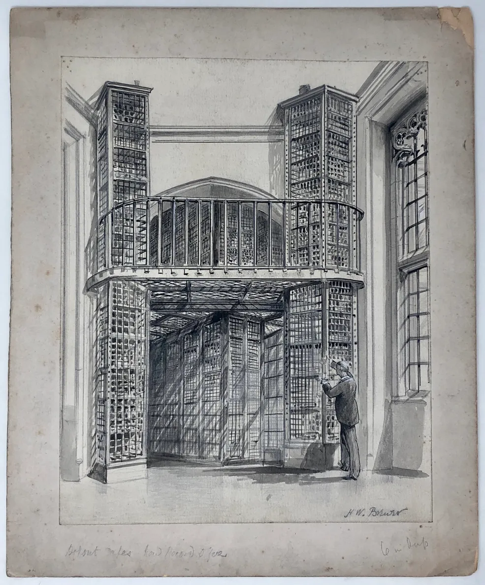 Series of Views of the Public Records Office, Chancery Lane.