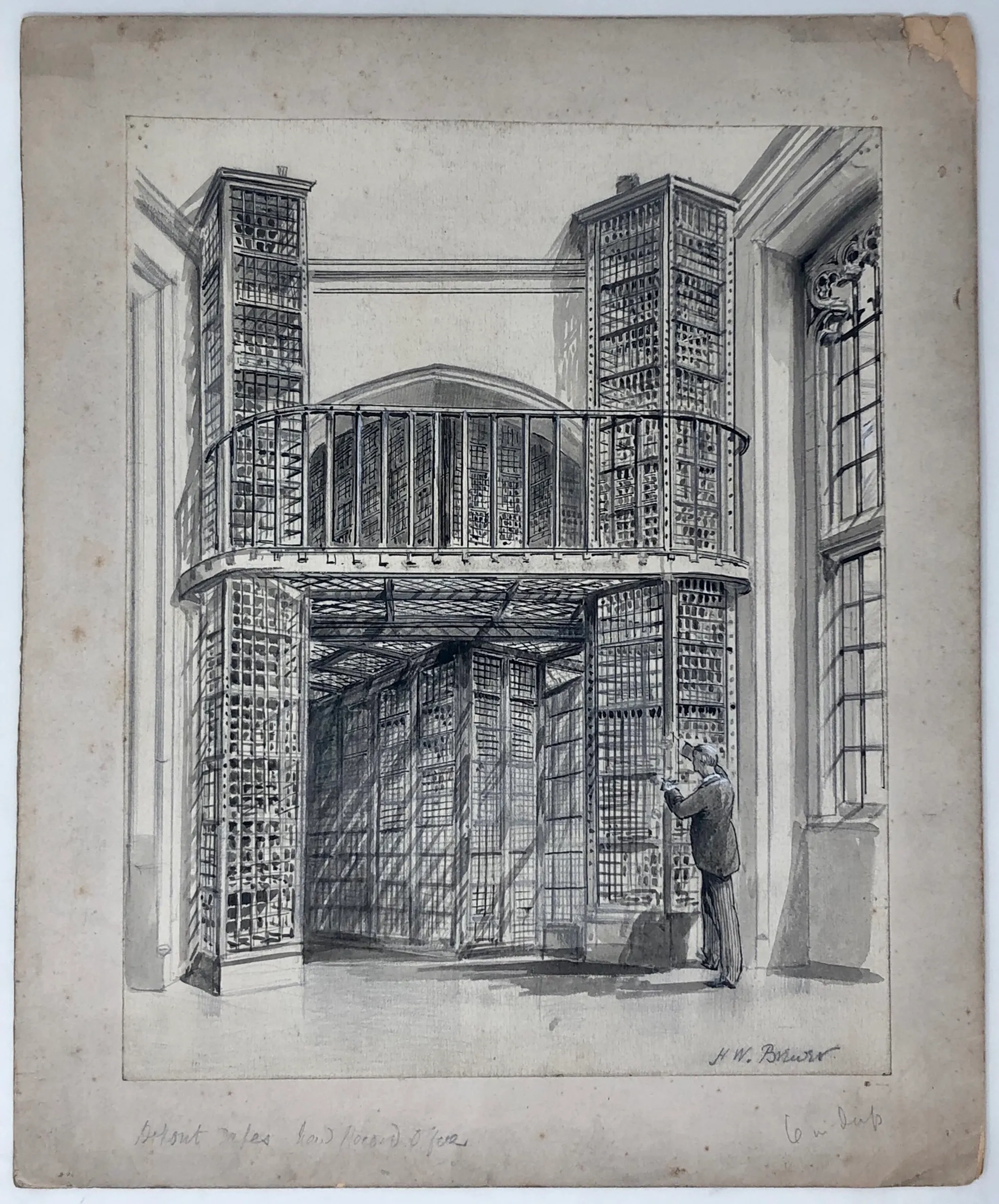 Series of Views of the Public Records Office, Chancery Lane.