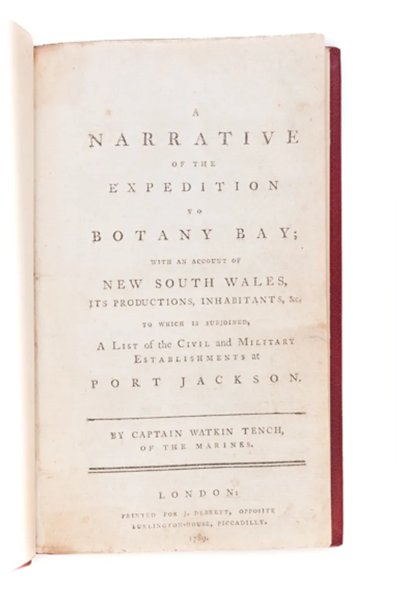 A Narrative of the Expedition to Botany Bay; With an Account of New South Wales,