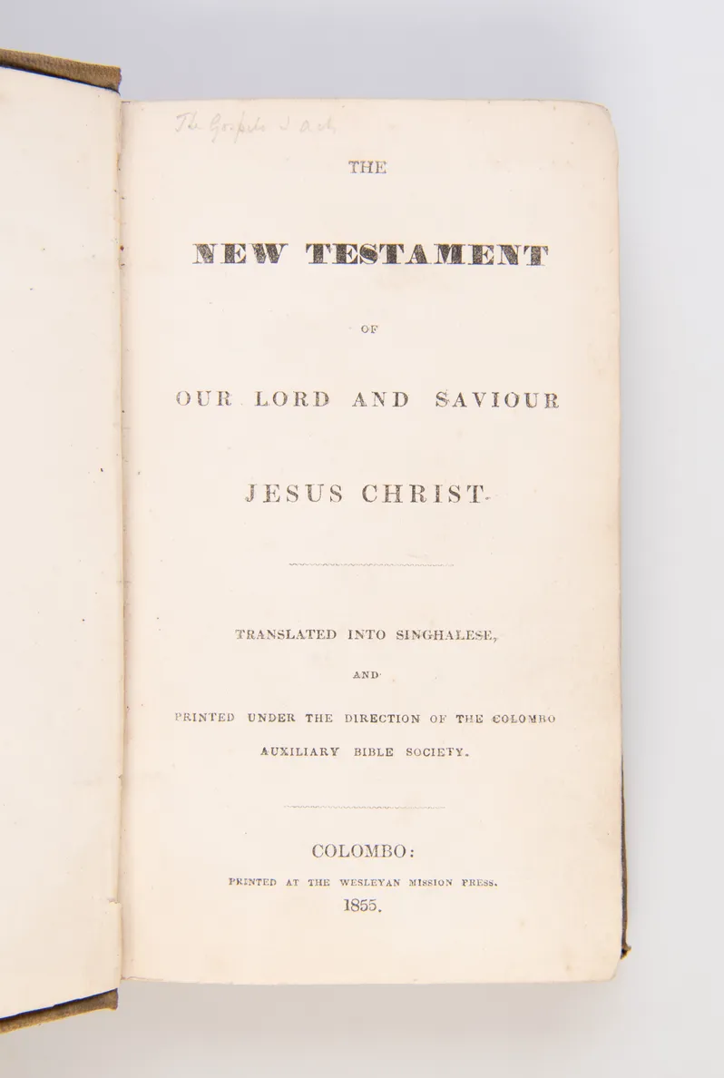 The New Testament of Our Lord and Saviour Jesus Christ.