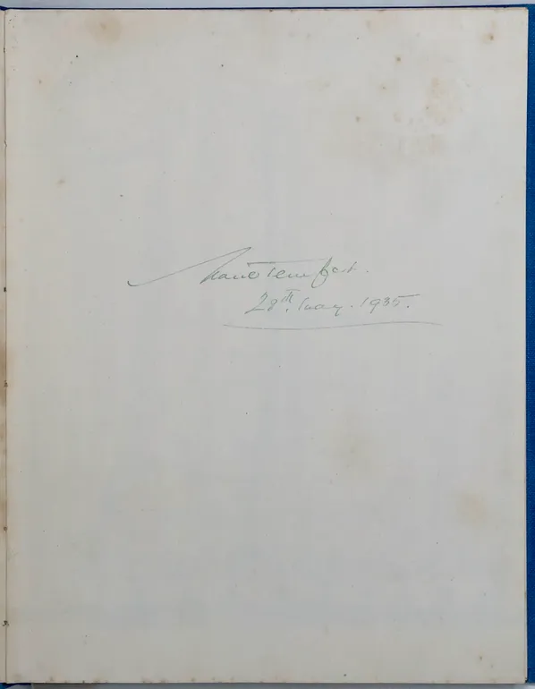 Souvenir Programme of the Matinee organised by The Daily Telegraph as a tribute to Miss Marie Tempest on the occasion of her Jubilee.