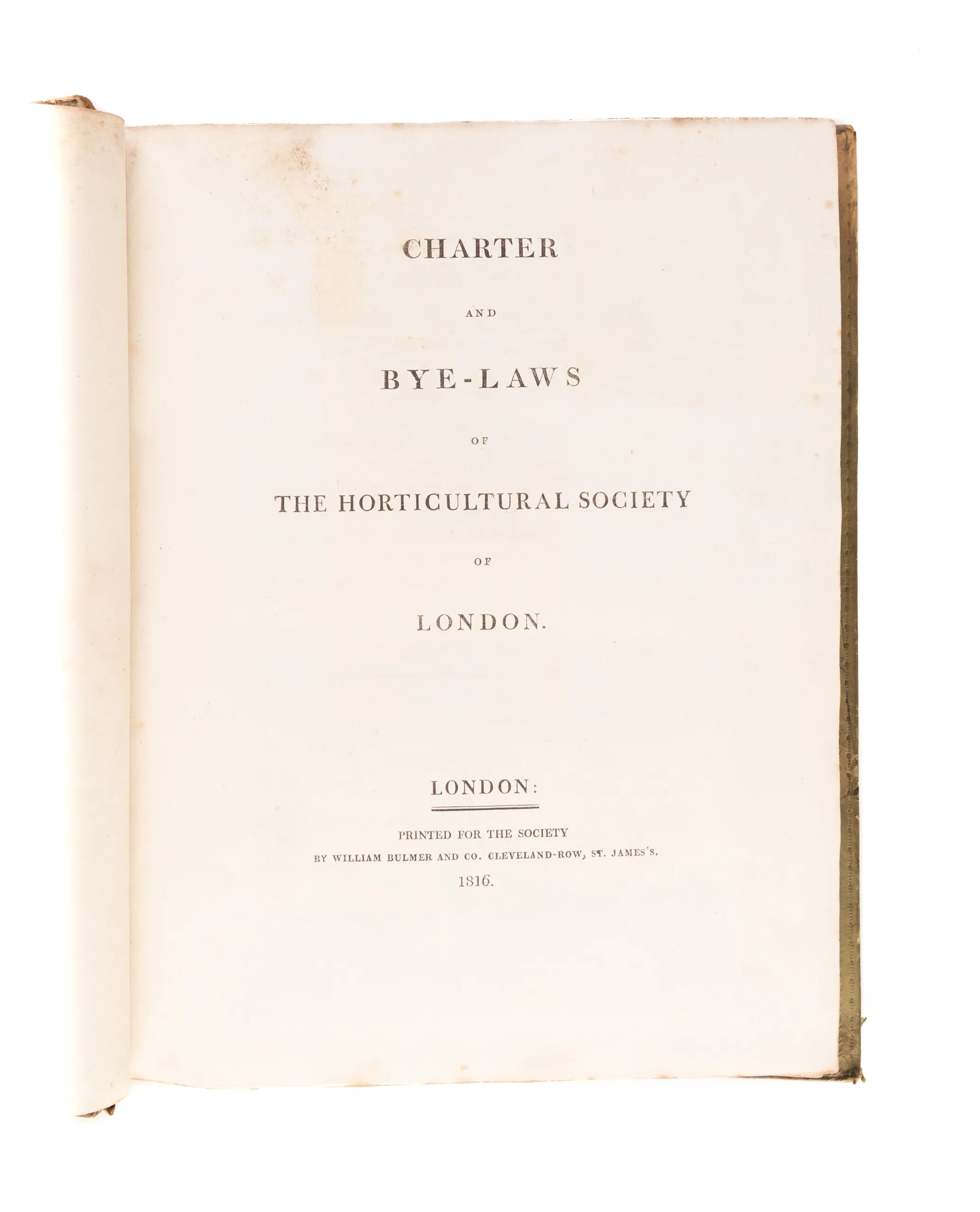[Archive of documents, letters ephemera, and publications concerning the first years of the Royal Horticultural Society]