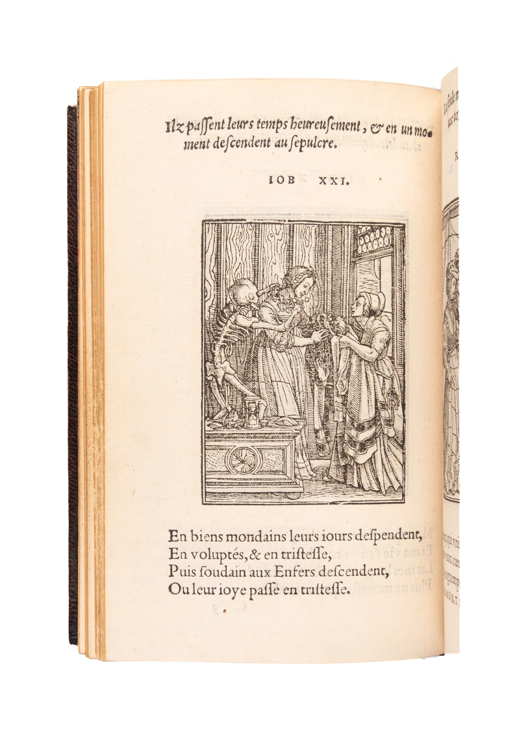 Les images de la mort, aux quelles sont adioustées douze figures. 
Lyons, Jean Frellon, 1547