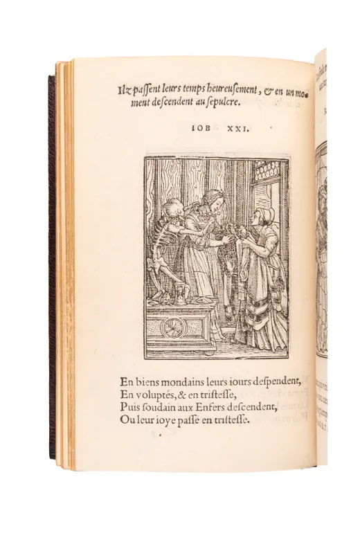 Les images de la mort, aux quelles sont adioustées douze figures. 
Lyons, Jean Frellon, 1547